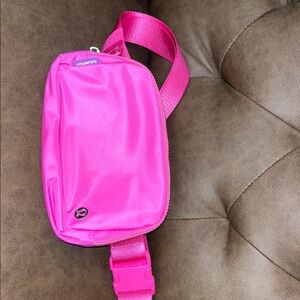 Lululemon Pink Crossbody Belt Bag